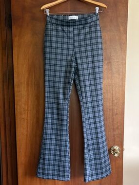 Vanilla Star Gray Plaid Pants